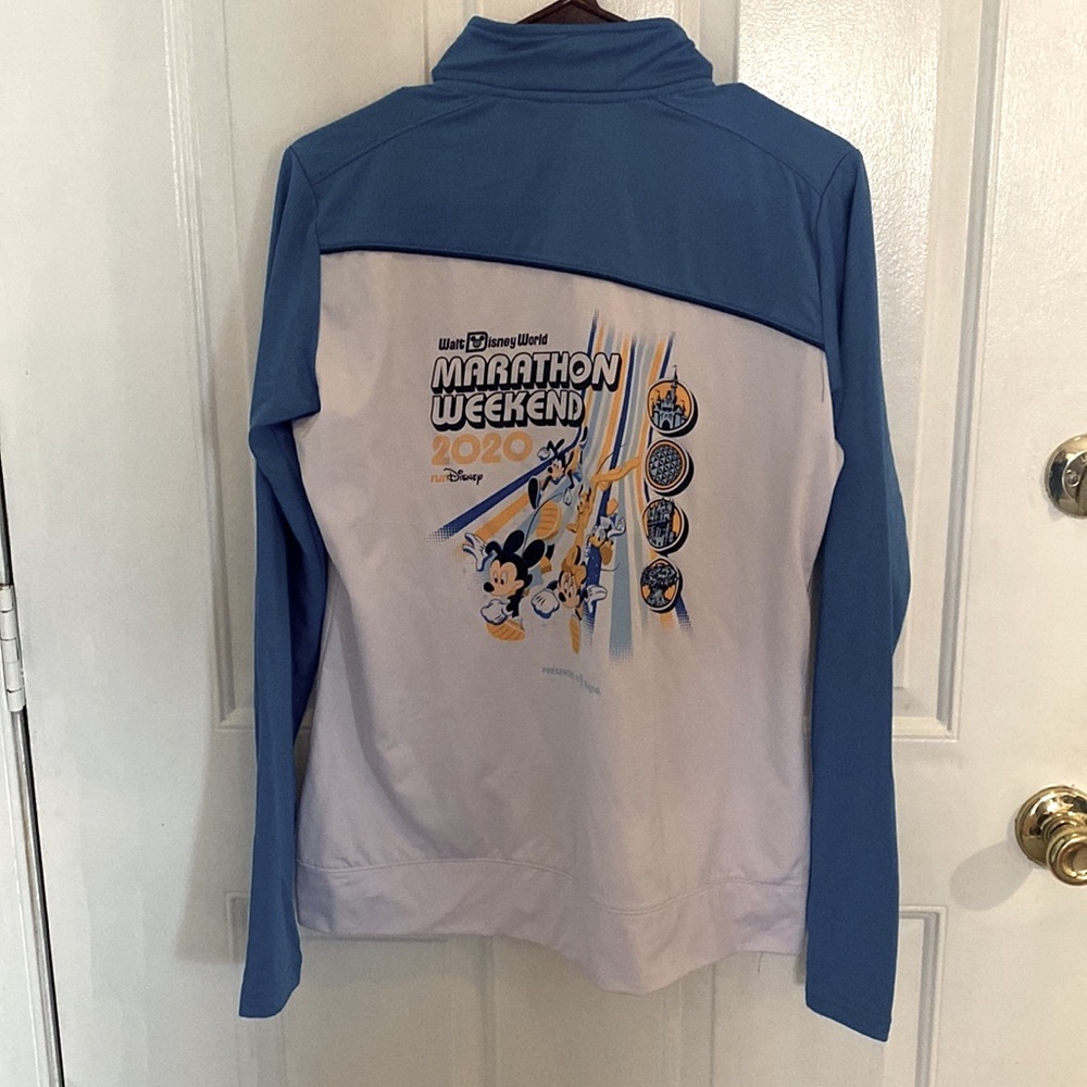 runDisney Jacket Walt Disney World Marathon Weekend 2020 women’s XL Blue White